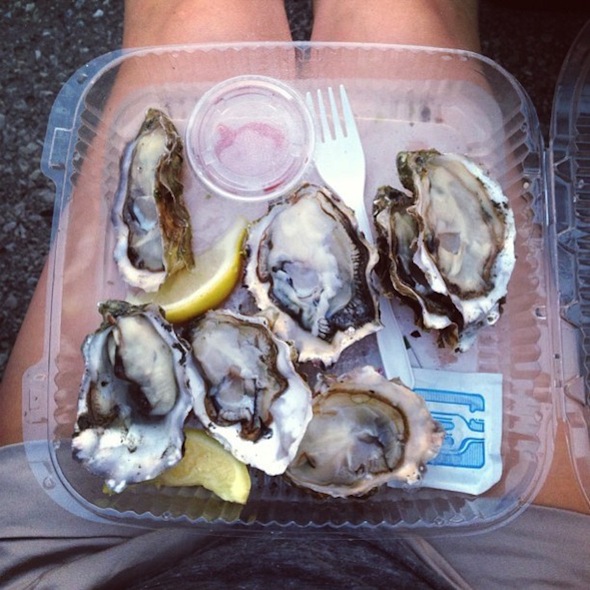 Dianas Seafood oysters