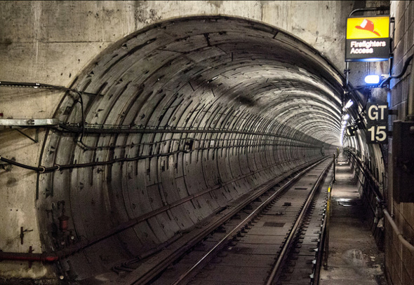 Subway tunnel Toronto