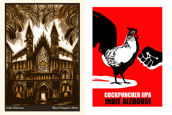 Indie Alehouse Poster Art