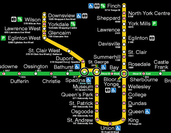 toronto subway map