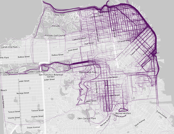 San Francisco run map