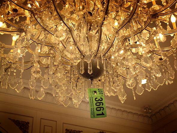 Sutton Place crystal chandelier