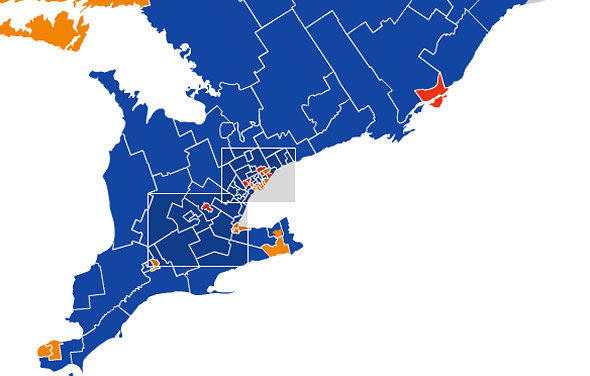 federal election results southern ontario 2011