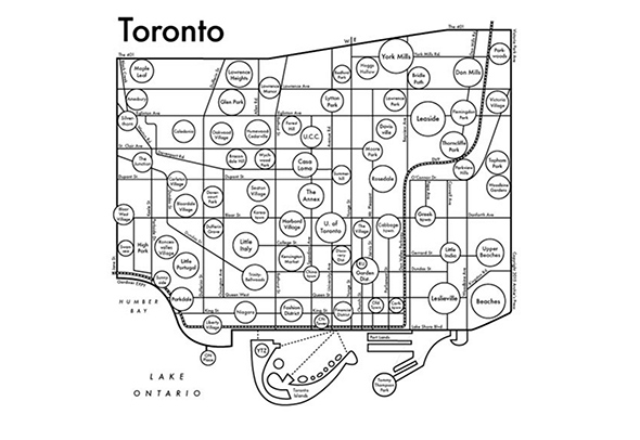 Toronto mind map